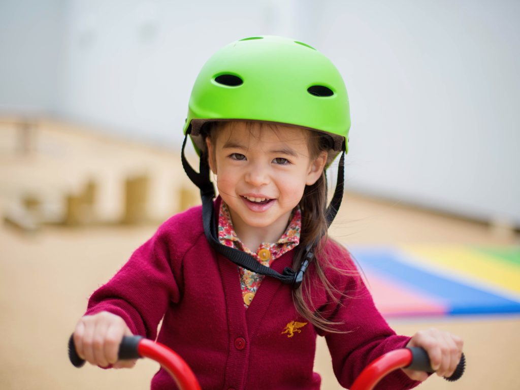 girl on a bike