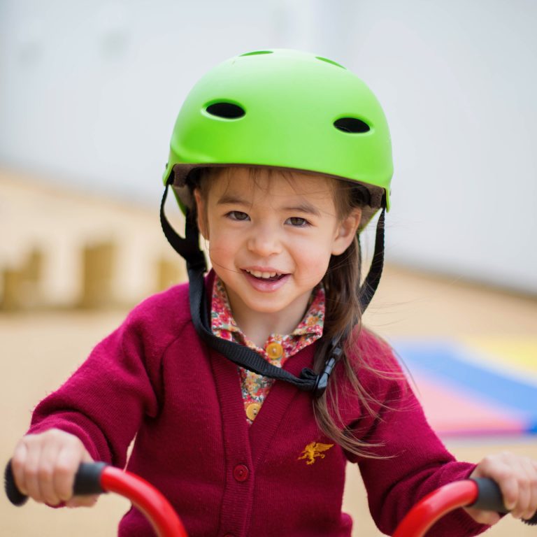 girl on a bike