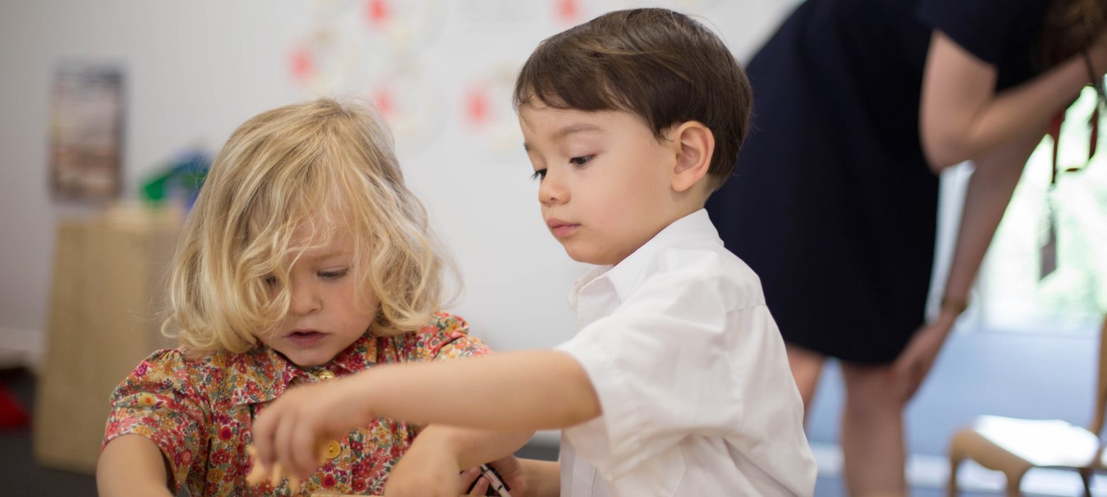 pupils playing