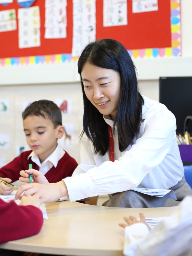 teacher and students in class